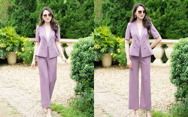 Quần âu màu pastel