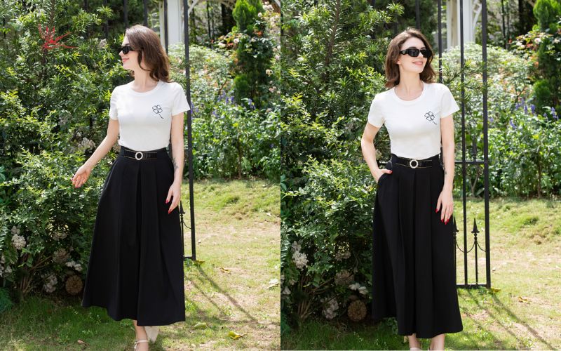 Chọn áo có độ dài vừa phải