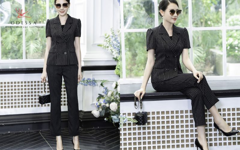 Phối layer cùng áo khoác hoặc vest