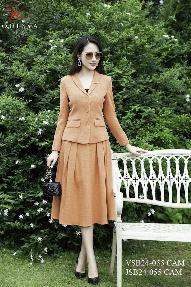 CHÂN VÁY SET VEST CÔNG SỞ CAO CẤP JSB24-055