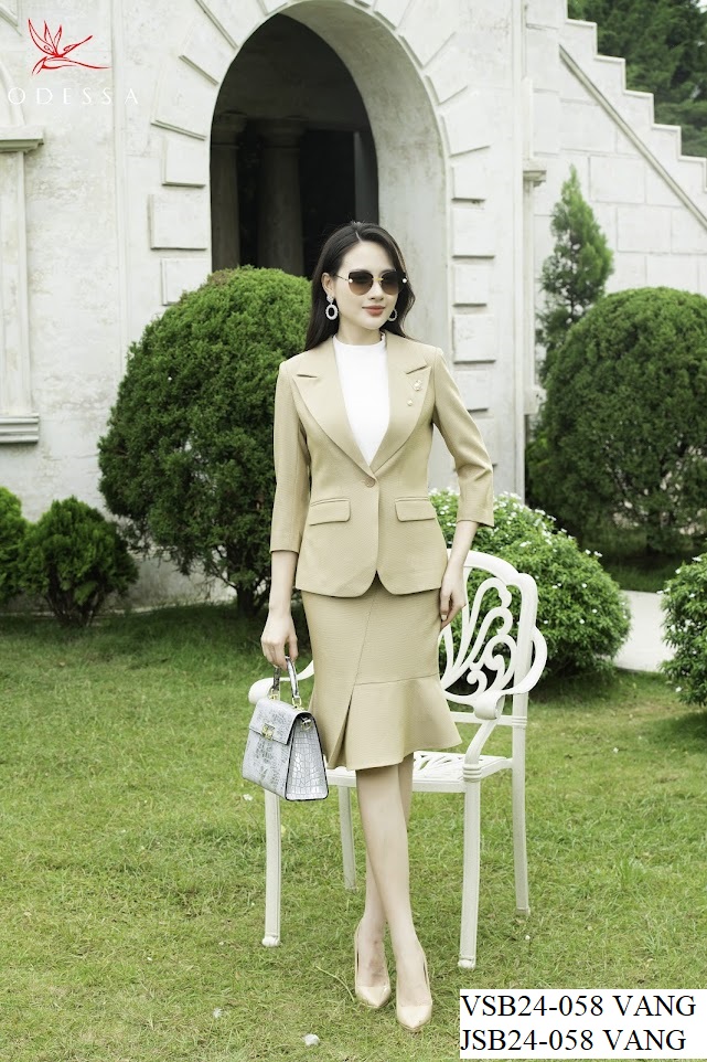 CHÂN VÁY SET  CAO CẤP JSB24-058