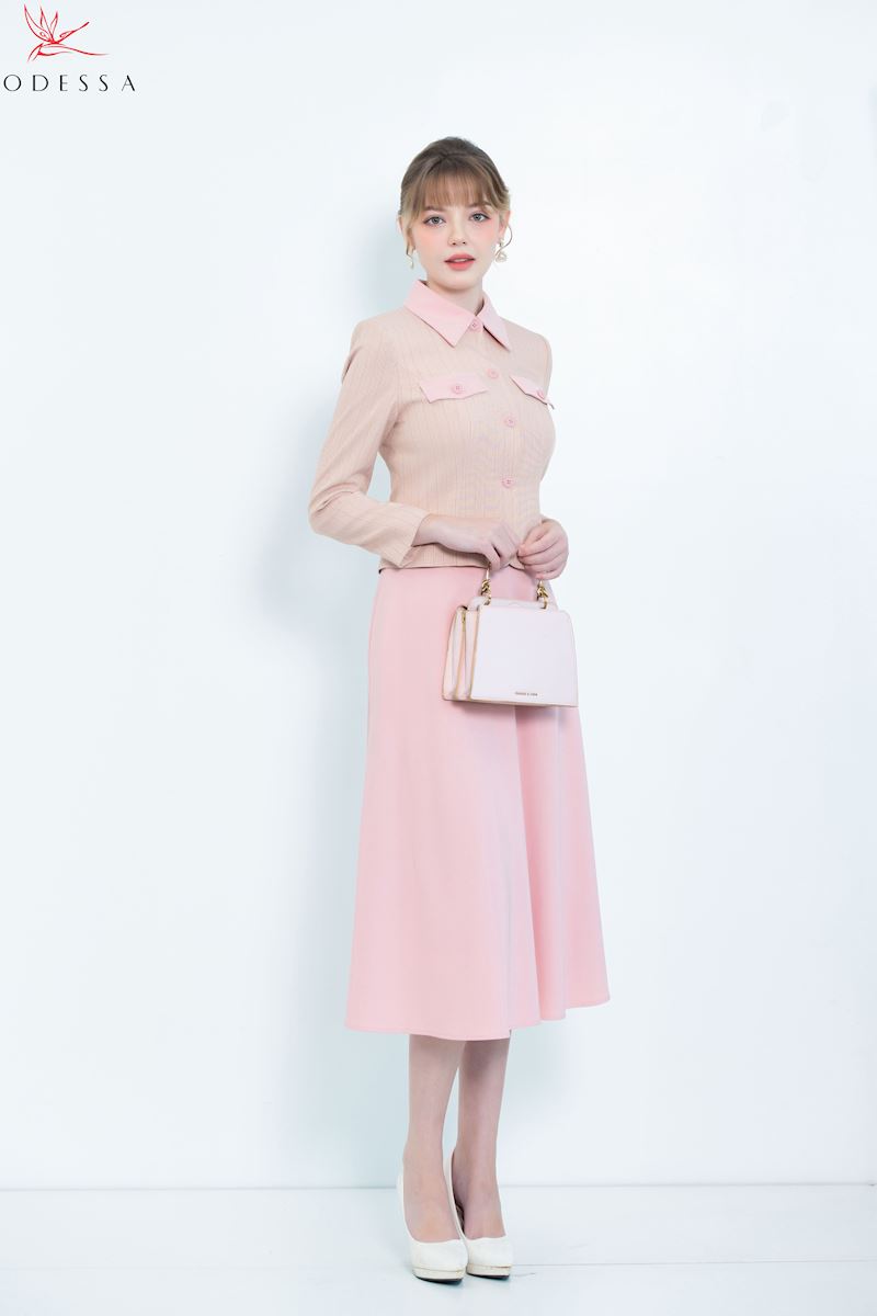 ÁO SET VEST XÒE ĐIỆU ĐÀ VSB25-026