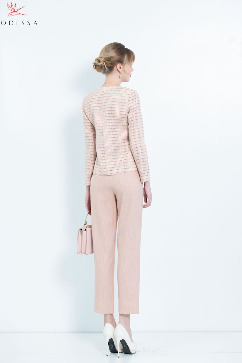 ÁO VEST DẠ DẠO PHỐ NÚT CÀI  THANH LỊCH VS25-018