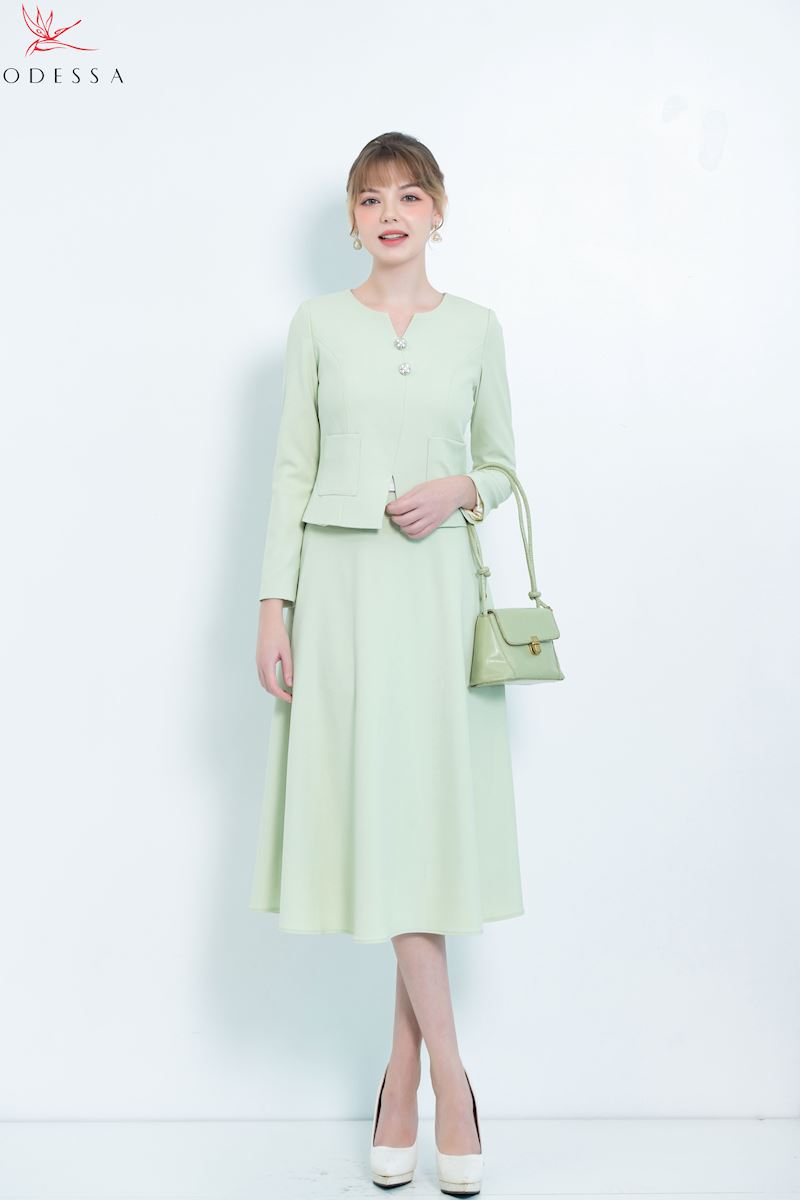 ÁO SET VEST XÒE THANH LỊCH VSB25-020