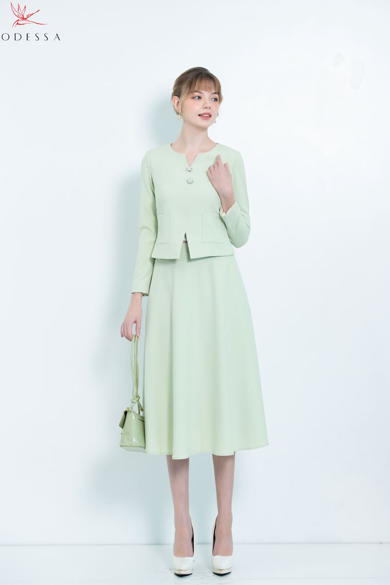 ÁO SET VEST XÒE THANH LỊCH VSB25-020