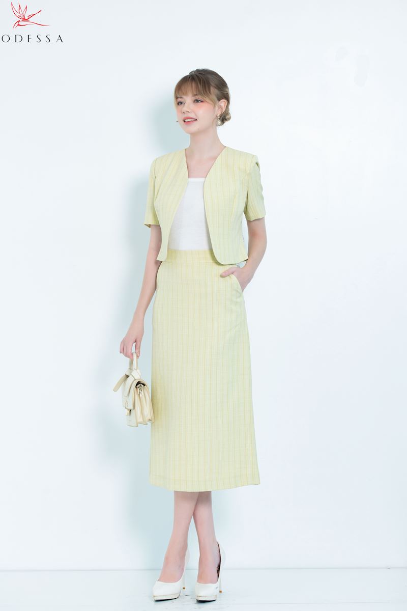 CHÂN VÁY SET VEST SÀNH ĐIỆU JSB25-033