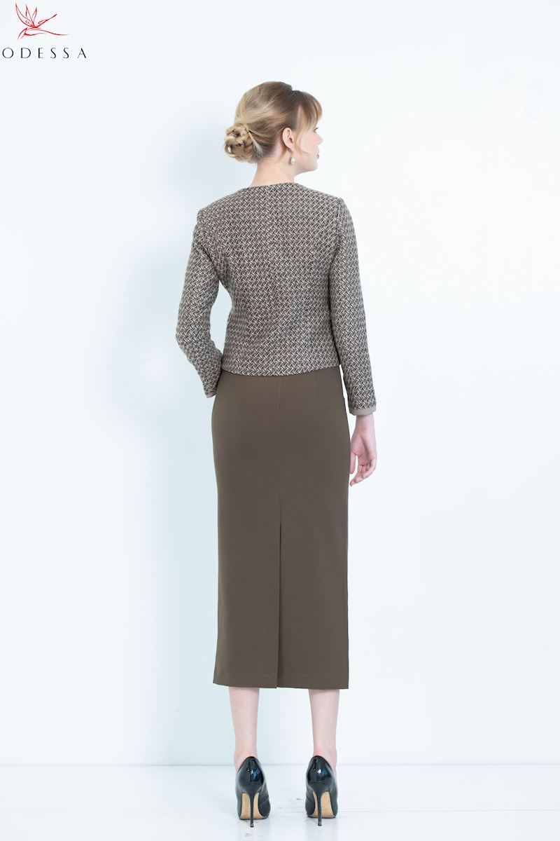 ÁO VEST DẠ CỔ TRÒN PHỐI TÚI VS25-017