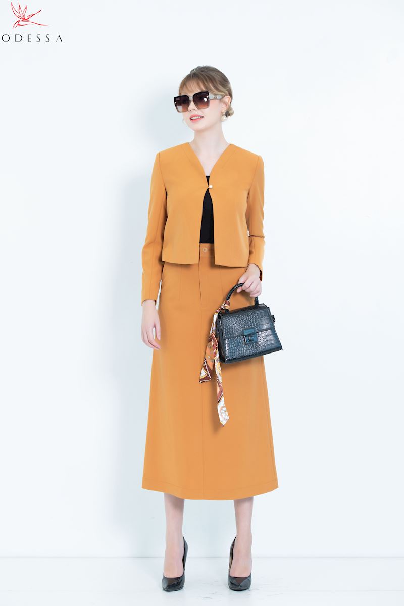 CHÂN VÁY SET VEST LỬNG THANH LICH