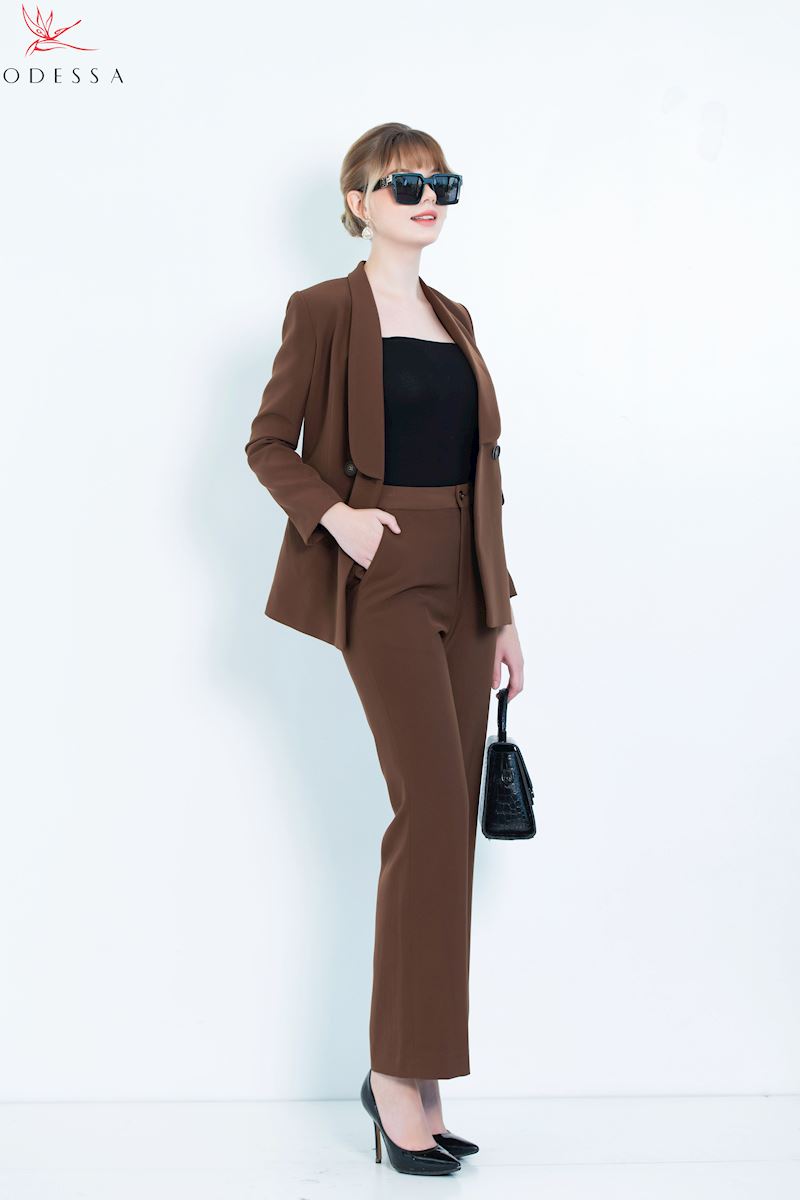 ÁO VEST 2 CÚC CỔ VE CÁCH ĐIỆU VSB25-002