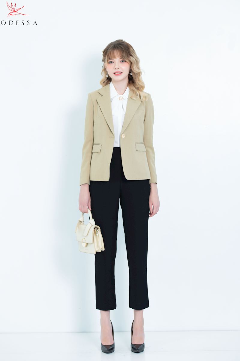 ÁO VEST NỮ ÔM 2 CÚC CÁCH ĐIỆU VS25-007