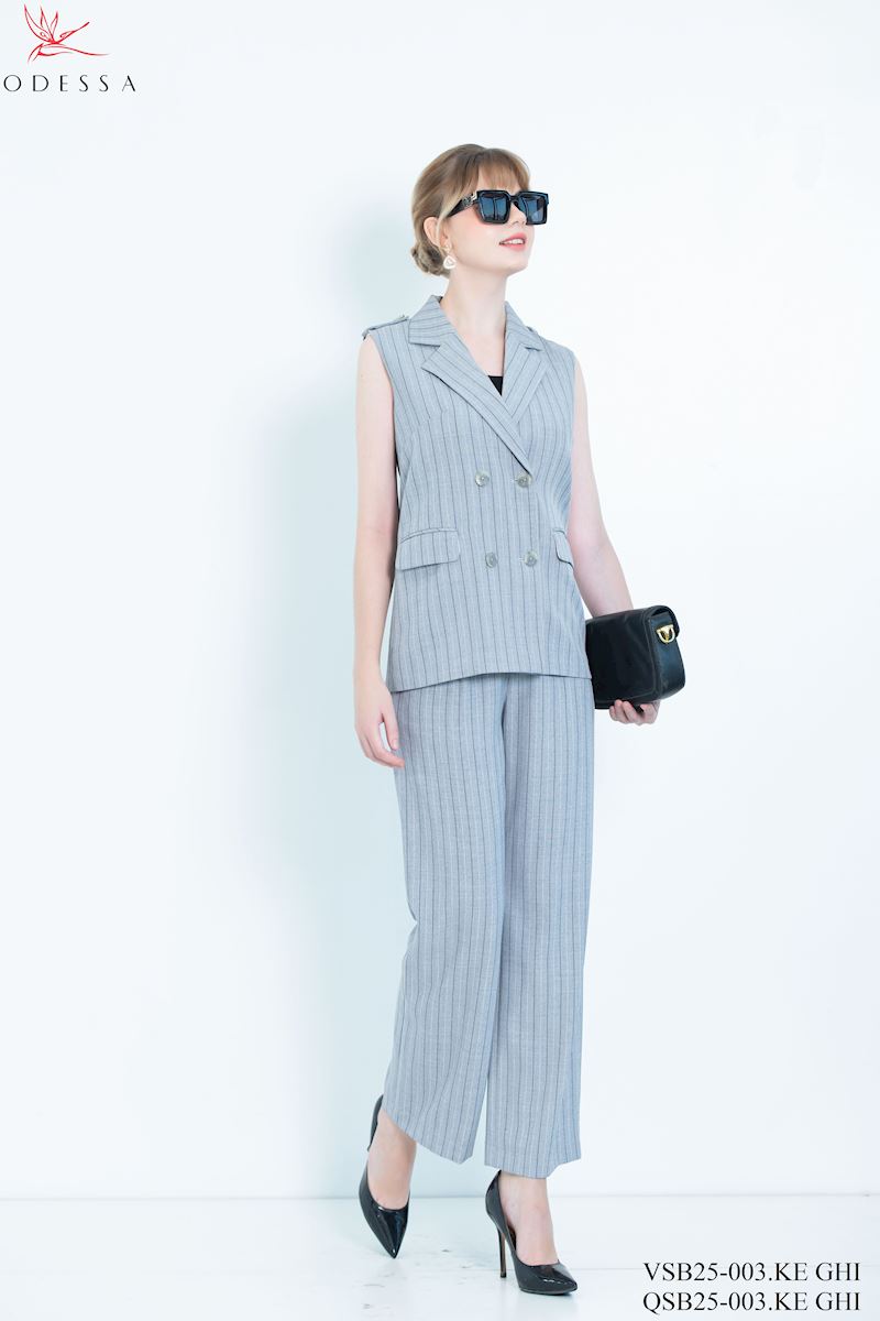 ÁO GHILE CỔ VE 4 CÚC NĂNG ĐỘNG VSB25-003