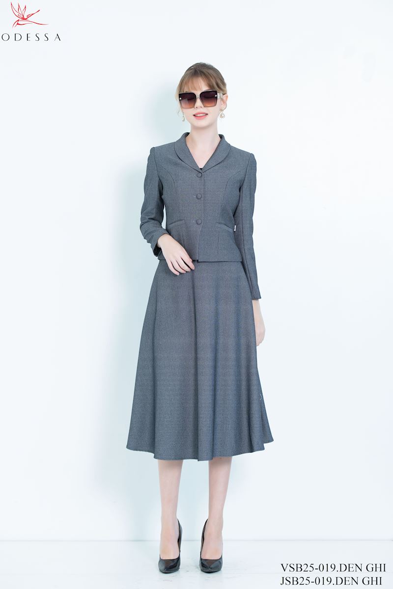 CHÂN VÁY SET VEST CÔNG SỞ THANH LỊCH