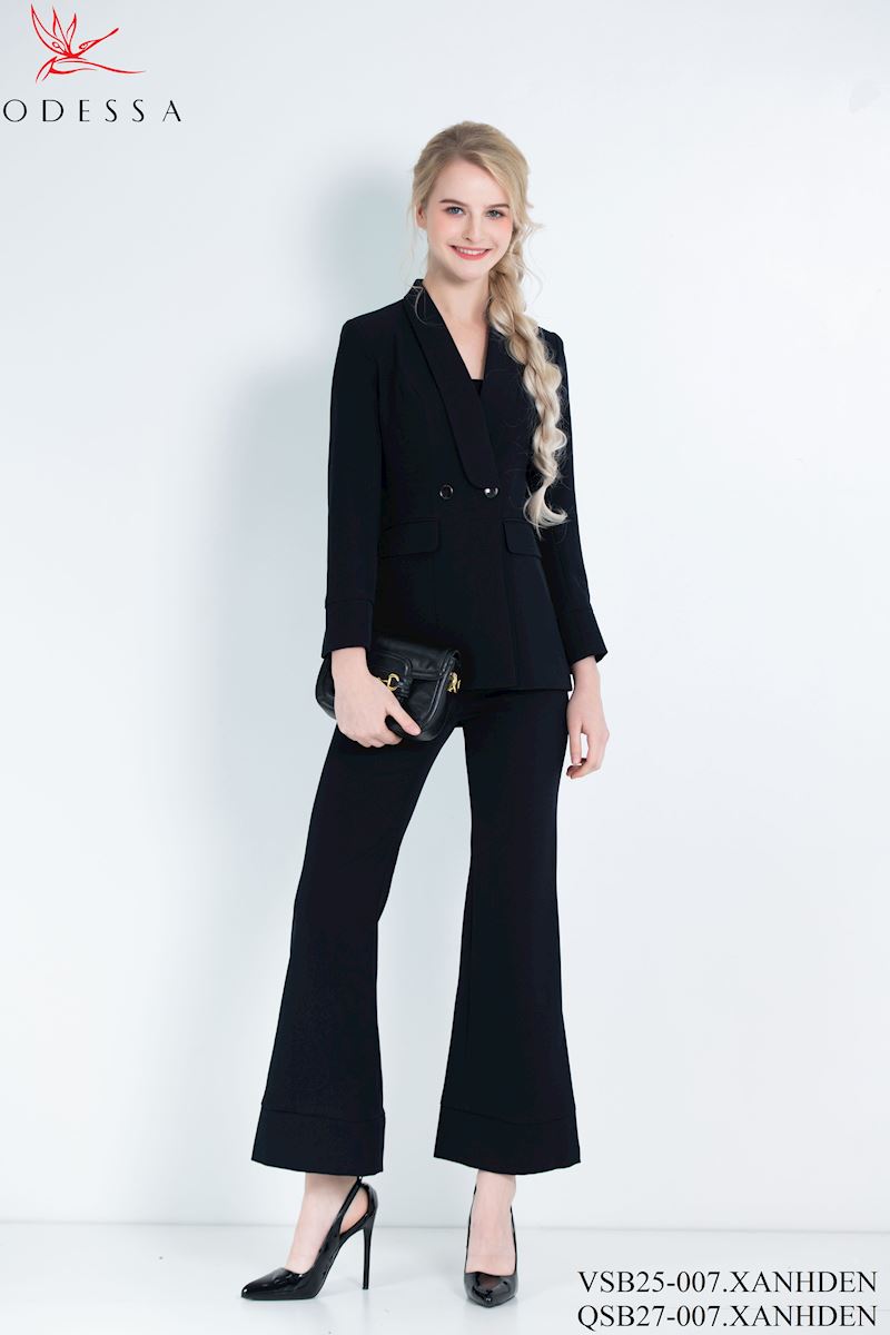 QUẦN ỐNG LOE HACK DÁNG QSB25-007