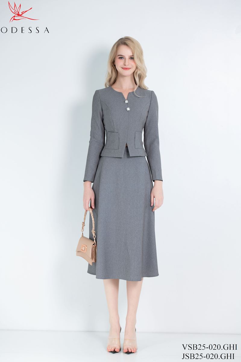 ÁO SET VEST XÒE THANH LỊCH VSB25-020