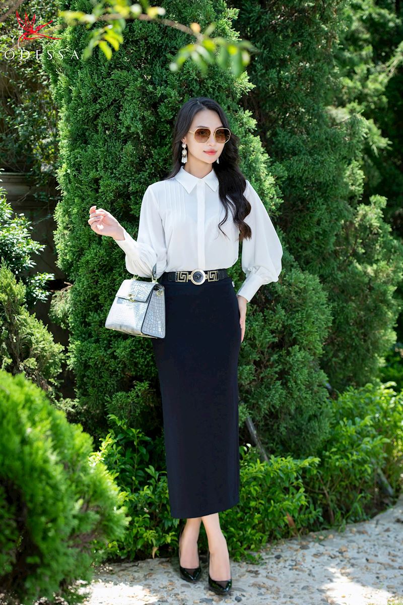 CHÂN VÁY BÚT CHÌ DÀI HACK DÁNG JS1